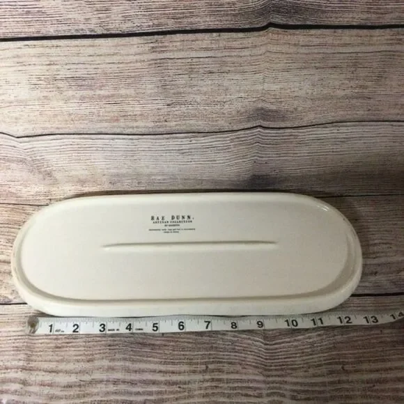 Rae Dunn Appetizer‎ Ceramic Plate - Picture 3 of 5